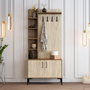 Hanah Home Viyana D - Walnut, Travertine